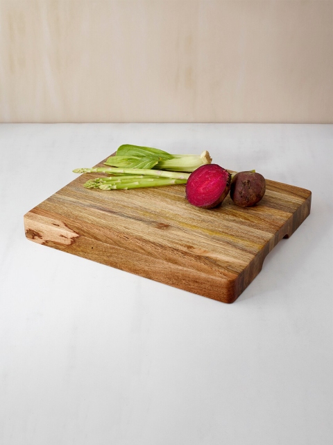 

ellementry Brown Natural Wood Butcher Chopping Board