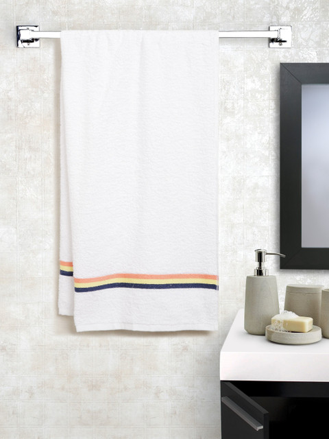 

BOMBAY DYEING White Cotton 380 GSM Bath Towel