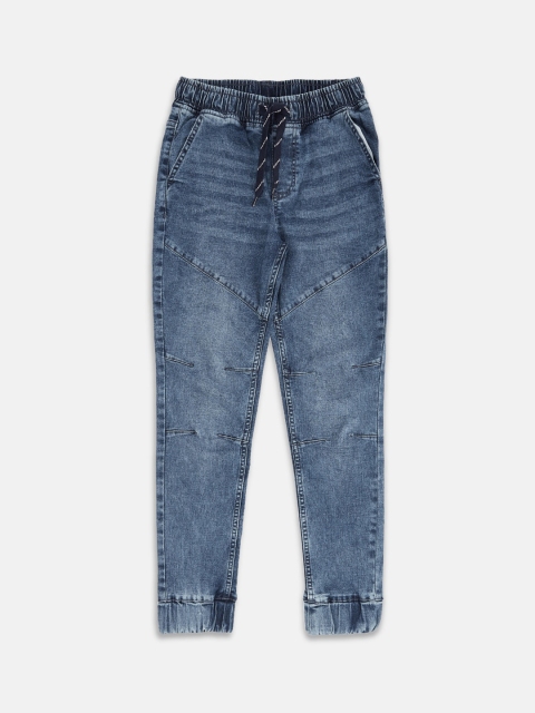 

Pantaloons Junior Boys Blue Tapered Fit Jeans