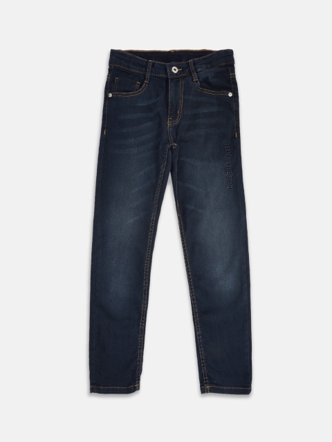 

Pantaloons Junior Boys Blue Tapered Fit Light Fade Jeans