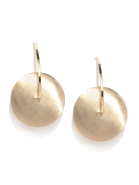 

Blisscovered Gold-Toned Contemporary Half Hoop Earrings