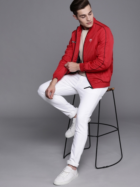 

Ducati Men Red & Black Printed Sporty Jacket