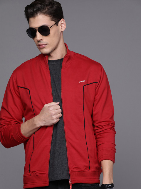 

Ducati Men Maroon Solid Sweatshirt