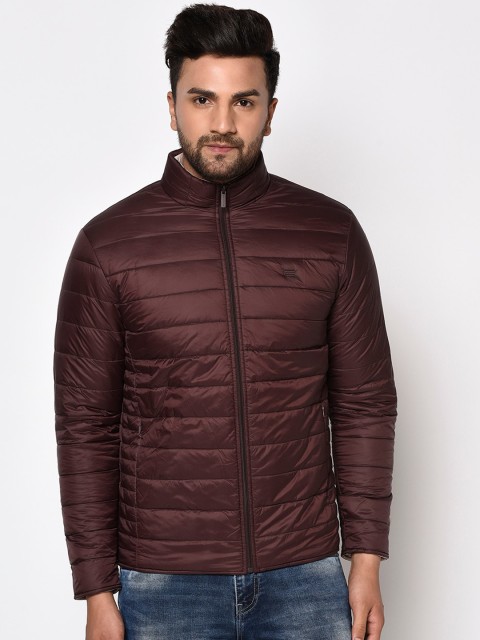 

METTLE Men Maroon Padded Jacket