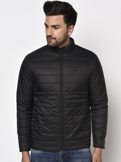 

METTLE Men Black Padded Jacket