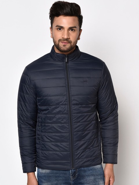 

METTLE Men Navy Blue Padded Jacket