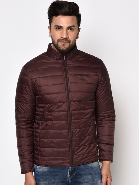

METTLE Men Maroon Padded Jacket