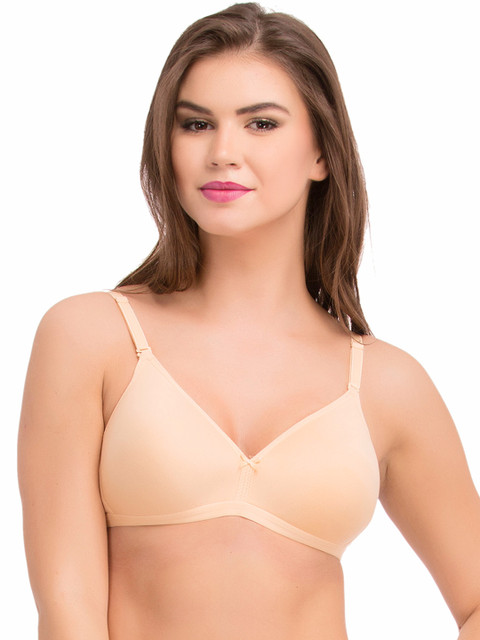 

Clovia Nude-Coloured Medium-Coverage T-shirt Bra BR0695P24