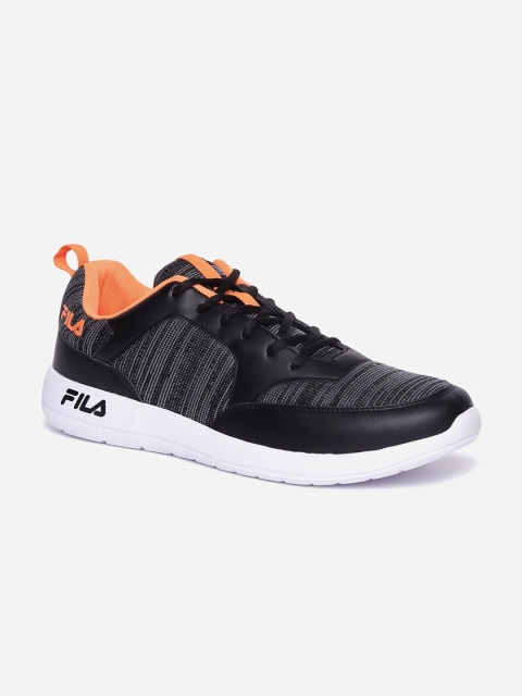 

Fila Alexo Men Black & White Running Shoes