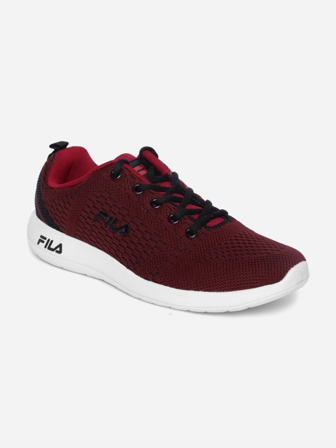

FILA Men Red Mesh Running Non-Marking Shoes