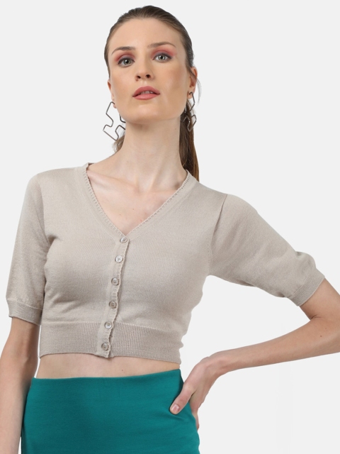 

Monte Carlo Grey Regular Crop Top