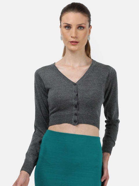 

Monte Carlo Grey Regular Crop Top