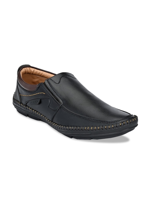 

Mactree Men Black Formal Slip On Shoes