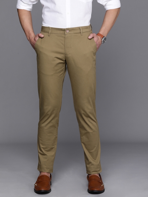 

Louis Philippe Sport Men Khaki Slim Fit Low-Rise Trousers
