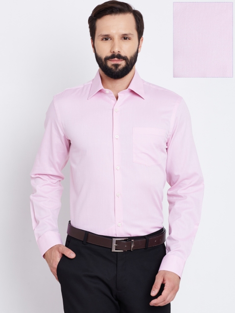 

Arrow Men Pink Slim Fit Solid Formal Shirt