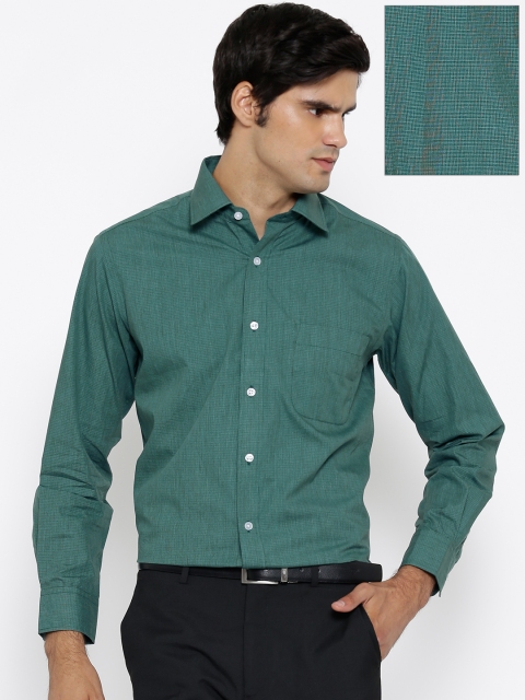 

Arrow Men Green Patterned Formal Shirt