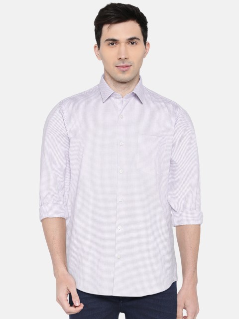 

Arrow Men Off-White Slim Checked Formal Shirt