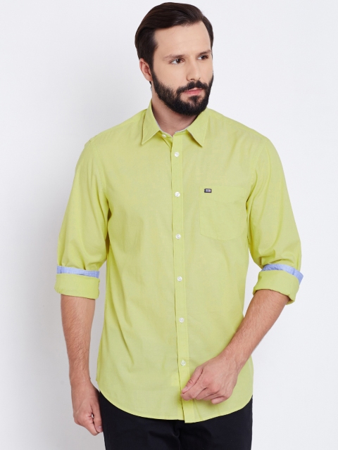 

Arrow Sport Men Lime Yellow Slim Fit Solid Casual Shirt