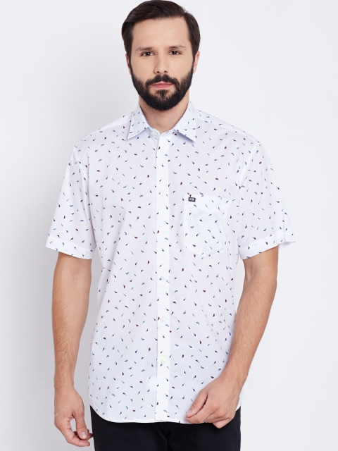 

Arrow Sport Men White Printed Casual Shirt