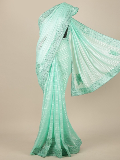 

Pothys Green Woven Design Zari Saree