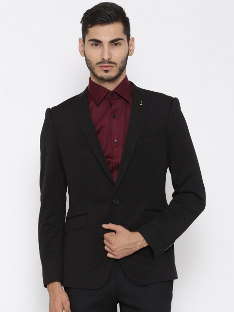 

Arrow New York Black Single-Breasted Zero Calorie Fit Formal Blazer