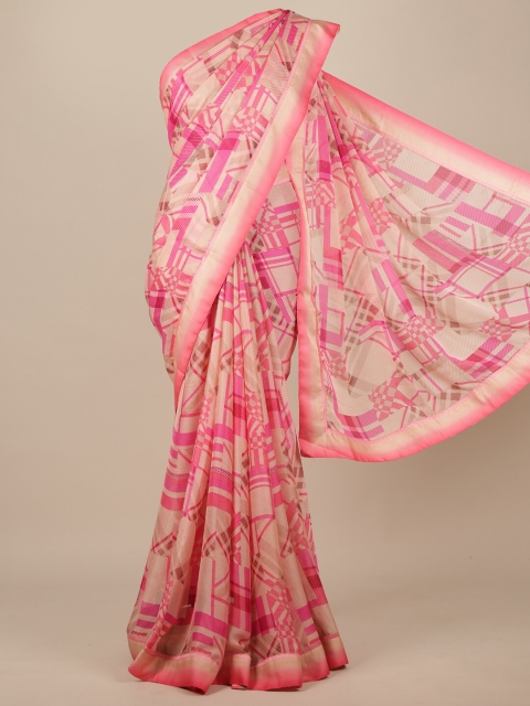 

Pothys Pink Printed Saree