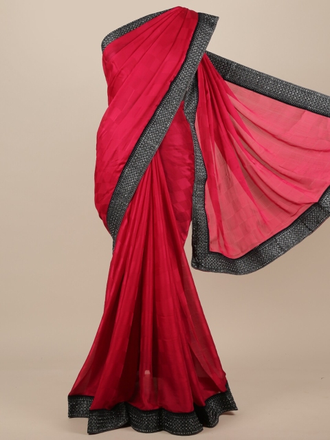 

Pothys Pink Satin Saree