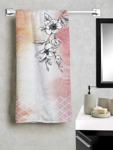 

Florida Orchid Printed Fuchsia & White 400 GSM Bath Towel