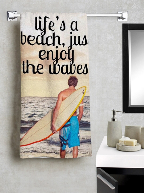 

Florida Printed Multicolor 400 GSM Bath Towel, Multi