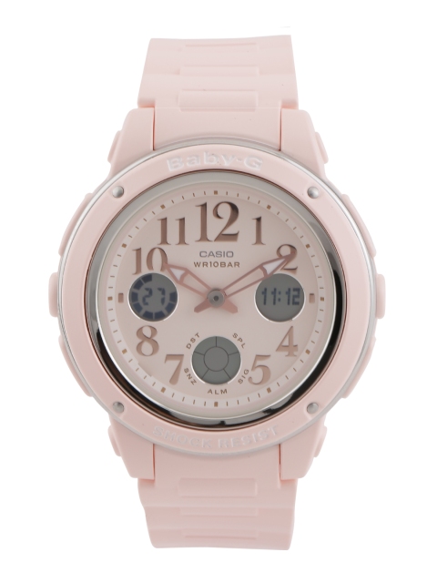 

CASIO Baby-G Women Pink Dial Round Line-Up Watch BGA-150EF-4BDR - B163