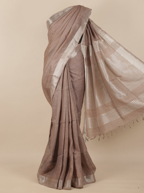 

Pothys Grey & Purple Saree