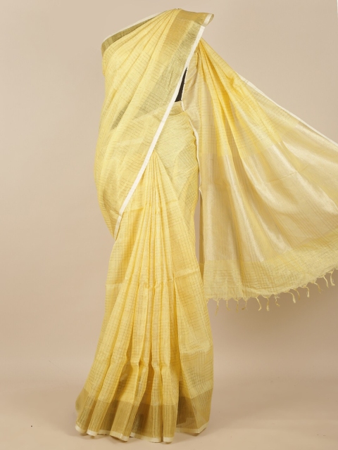 

Pothys Yellow Woven Design Saree