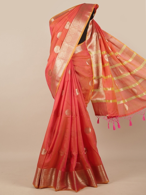 

Pothys Pink Woven Design Saree