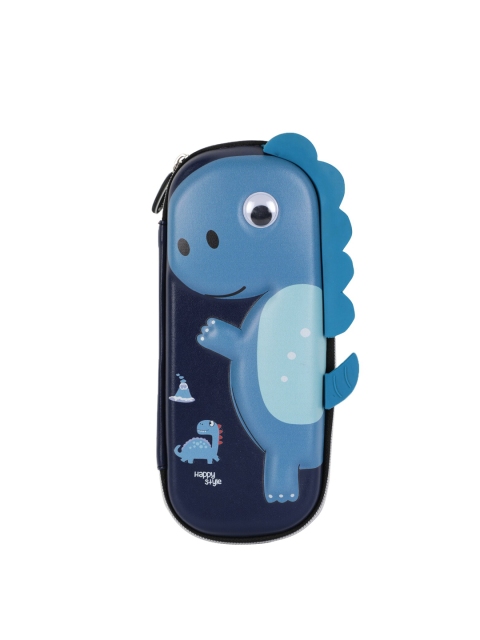 

PASSION PETALS Boys Blue Dinosaur Embossed Pencil Case