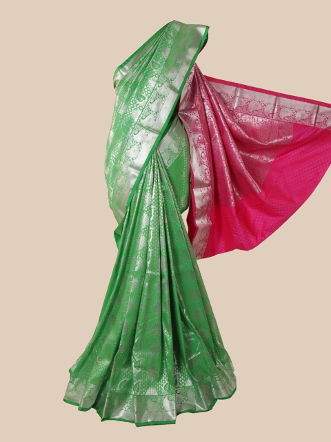 

Pothys Green Woven Design Pure Silk Saree