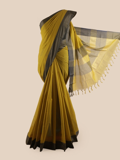 

Pothys Green Pure Cotton Saree