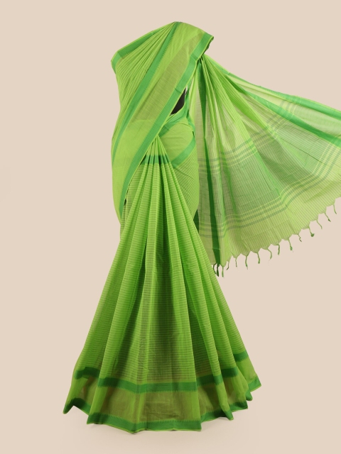 

Pothys Green Woven Design Pure Cotton Saree