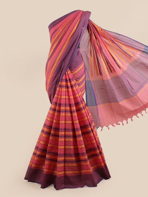 

Pothys Pink Woven Design Pure Cotton Saree