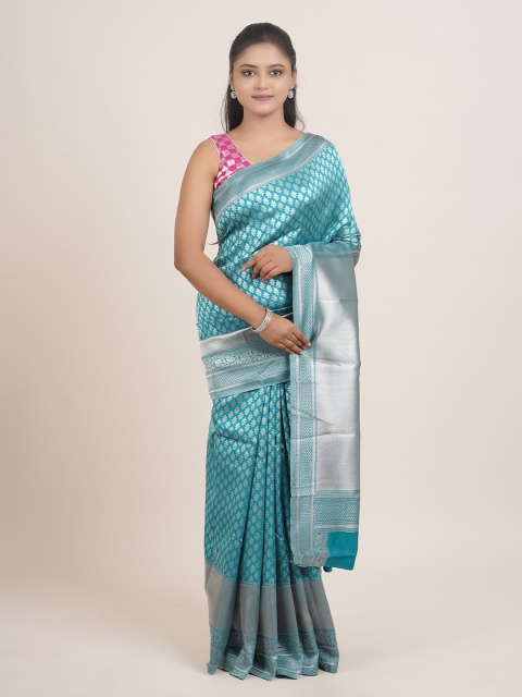 

Pothys Green Woven Design Art Silk Saree