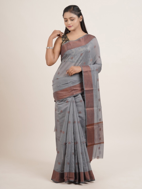

Pothys Grey Woven Design Saree