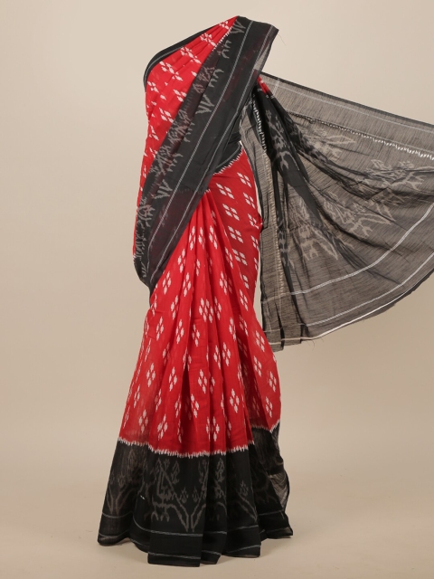 

Pothys Red Printed Saree