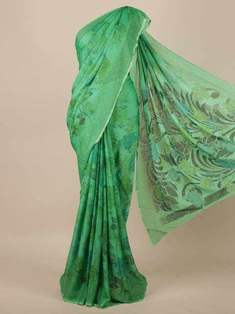 

Pothys Green Floral Saree