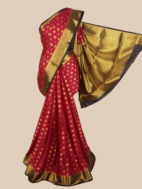 

Pothys Maroon Woven Design Pure Crepe Saree