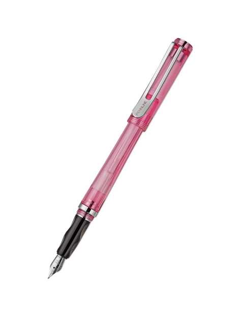 

Pennline Pink & Black Solid Crystal Fountain Pen