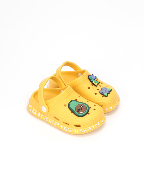 

Lil Lollipop Unisex Kids Yellow Fruit Clogs