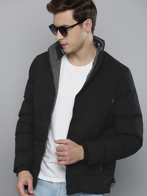 

Fort Collins Men Black Solid Lightweight Padded Jacket