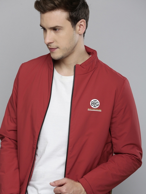 

Fort Collins Men Red Mock Collar Tailored Jacket