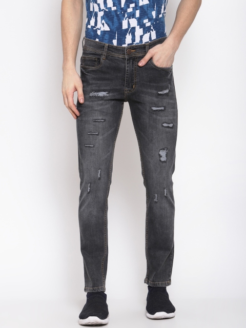 

Xee Men Grey Mildly Distressed Light Fade Jeans
