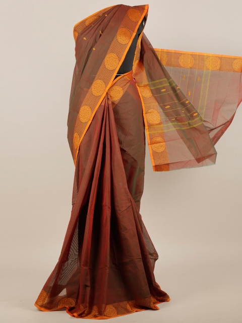 

Pothys Brown Woven Design Pure Cotton Saree