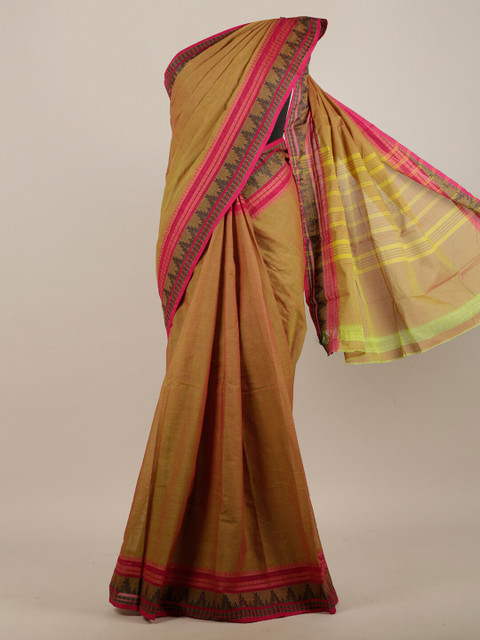 

Pothys Green Pure Cotton Saree